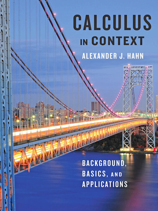 Cover image for Calculus in Context